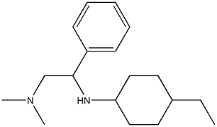 {2-[(4-ethylcyclohexyl)amino]-2-phenylethyl}dimethylamine Struktur