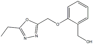 {2-[(5-ethyl-1,3,4-oxadiazol-2-yl)methoxy]phenyl}methanol Struktur