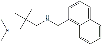 {2-[(dimethylamino)methyl]-2-methylpropyl}(naphthalen-1-ylmethyl)amine Struktur