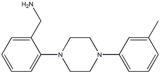 {2-[4-(3-methylphenyl)piperazin-1-yl]phenyl}methanamine Struktur