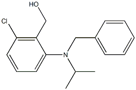 {2-[benzyl(propan-2-yl)amino]-6-chlorophenyl}methanol Struktur