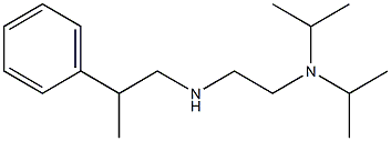 {2-[bis(propan-2-yl)amino]ethyl}(2-phenylpropyl)amine Struktur