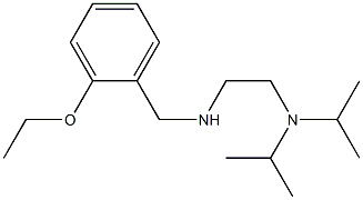 {2-[bis(propan-2-yl)amino]ethyl}[(2-ethoxyphenyl)methyl]amine Struktur