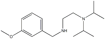 {2-[bis(propan-2-yl)amino]ethyl}[(3-methoxyphenyl)methyl]amine Struktur