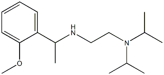 {2-[bis(propan-2-yl)amino]ethyl}[1-(2-methoxyphenyl)ethyl]amine Struktur