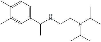 {2-[bis(propan-2-yl)amino]ethyl}[1-(3,4-dimethylphenyl)ethyl]amine Struktur