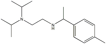 {2-[bis(propan-2-yl)amino]ethyl}[1-(4-methylphenyl)ethyl]amine Struktur