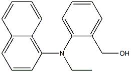 {2-[ethyl(naphthalen-1-yl)amino]phenyl}methanol Struktur