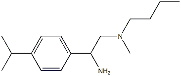 {2-amino-2-[4-(propan-2-yl)phenyl]ethyl}(butyl)methylamine Struktur