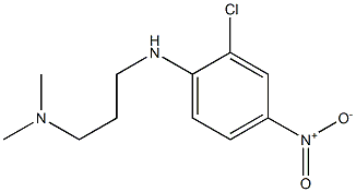 {3-[(2-chloro-4-nitrophenyl)amino]propyl}dimethylamine Struktur