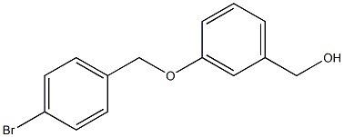 {3-[(4-bromophenyl)methoxy]phenyl}methanol Struktur