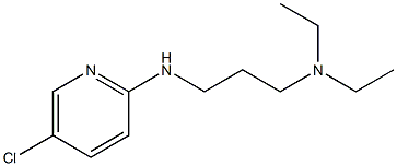 {3-[(5-chloropyridin-2-yl)amino]propyl}diethylamine Struktur