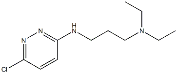 {3-[(6-chloropyridazin-3-yl)amino]propyl}diethylamine Struktur