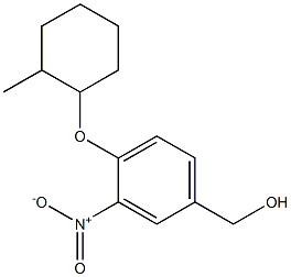 {4-[(2-methylcyclohexyl)oxy]-3-nitrophenyl}methanol Struktur