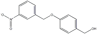 {4-[(3-nitrophenyl)methoxy]phenyl}methanol Struktur