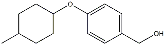 {4-[(4-methylcyclohexyl)oxy]phenyl}methanol Struktur