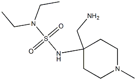 {4-[(diethylsulfamoyl)amino]-1-methylpiperidin-4-yl}methanamine Struktur