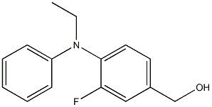 {4-[ethyl(phenyl)amino]-3-fluorophenyl}methanol Struktur