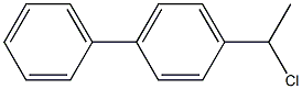 1-(1-chloroethyl)-4-phenylbenzene Struktur