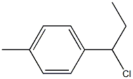 1-(1-chloropropyl)-4-methylbenzene Struktur