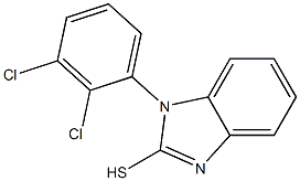 1-(2,3-dichlorophenyl)-1H-1,3-benzodiazole-2-thiol Struktur