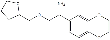 1-(2,3-dihydro-1,4-benzodioxin-6-yl)-2-(oxolan-2-ylmethoxy)ethan-1-amine Struktur