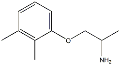 1-(2,3-dimethylphenoxy)propan-2-amine Struktur