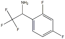 1-(2,4-difluorophenyl)-2,2,2-trifluoroethan-1-amine Struktur