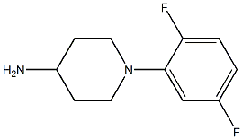 1-(2,5-difluorophenyl)piperidin-4-amine Struktur