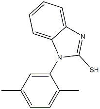 1-(2,5-dimethylphenyl)-1H-1,3-benzodiazole-2-thiol Struktur