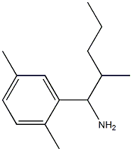 1-(2,5-dimethylphenyl)-2-methylpentan-1-amine Struktur