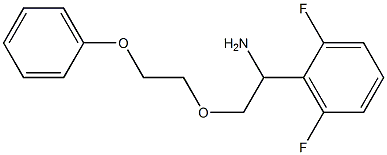 1-(2,6-difluorophenyl)-2-(2-phenoxyethoxy)ethan-1-amine Struktur