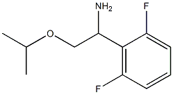 1-(2,6-difluorophenyl)-2-(propan-2-yloxy)ethan-1-amine Struktur