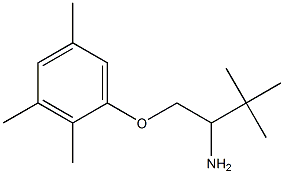 1-(2-amino-3,3-dimethylbutoxy)-2,3,5-trimethylbenzene Struktur