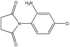 1-(2-amino-4-chlorophenyl)pyrrolidine-2,5-dione Struktur