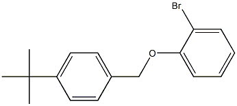 1-(2-bromophenoxymethyl)-4-tert-butylbenzene Struktur