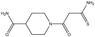 1-(2-carbamothioylacetyl)piperidine-4-carboxamide Struktur