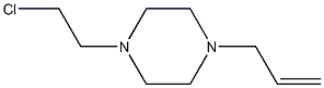 1-(2-chloroethyl)-4-(prop-2-en-1-yl)piperazine Struktur