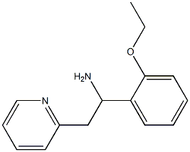 1-(2-ethoxyphenyl)-2-(pyridin-2-yl)ethan-1-amine Struktur