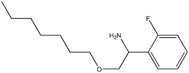 1-(2-fluorophenyl)-2-(heptyloxy)ethan-1-amine Struktur