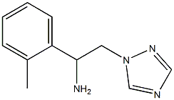 1-(2-methylphenyl)-2-(1H-1,2,4-triazol-1-yl)ethanamine Struktur