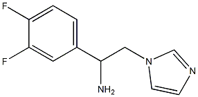 1-(3,4-difluorophenyl)-2-(1H-imidazol-1-yl)ethanamine Struktur