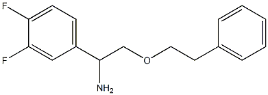 1-(3,4-difluorophenyl)-2-(2-phenylethoxy)ethan-1-amine Struktur