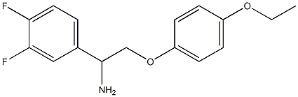 1-(3,4-difluorophenyl)-2-(4-ethoxyphenoxy)ethanamine Struktur