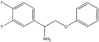 1-(3,4-difluorophenyl)-2-phenoxyethanamine Struktur