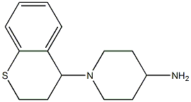 1-(3,4-dihydro-2H-1-benzothiopyran-4-yl)piperidin-4-amine Struktur