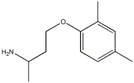 1-(3-aminobutoxy)-2,4-dimethylbenzene Struktur