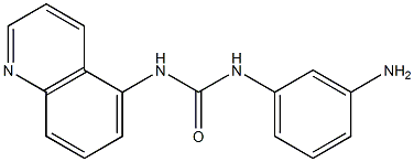 1-(3-aminophenyl)-3-quinolin-5-ylurea Struktur