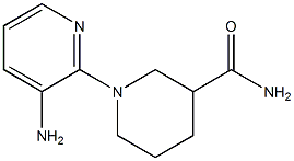 1-(3-aminopyridin-2-yl)piperidine-3-carboxamide Struktur