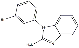 1-(3-bromophenyl)-1H-1,3-benzodiazol-2-amine Struktur